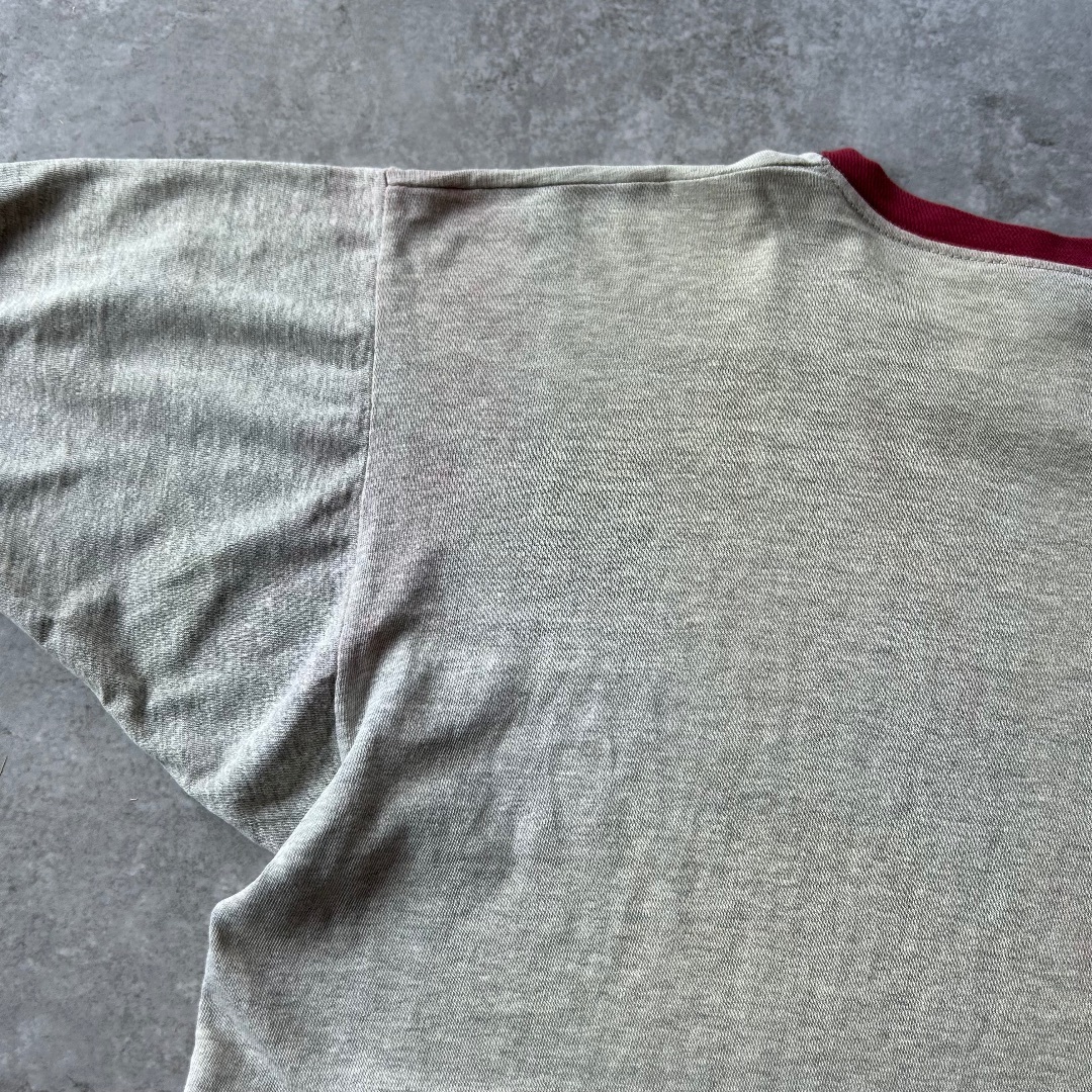 年末のプロモーション SHEEN VELVA - L USA製 リンガーtシャツ ベルバシーン 70s トップス