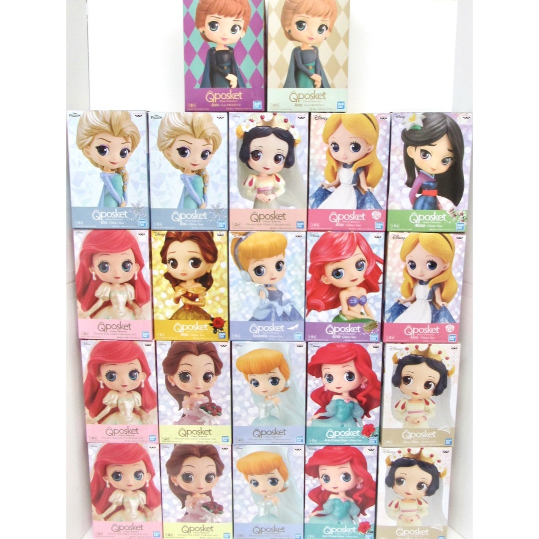 ディズニーキャラクターズ Qposket フィギュア まとめ売り エンタメ/ホビーのフィギュア(アニメ/ゲーム)の商品写真