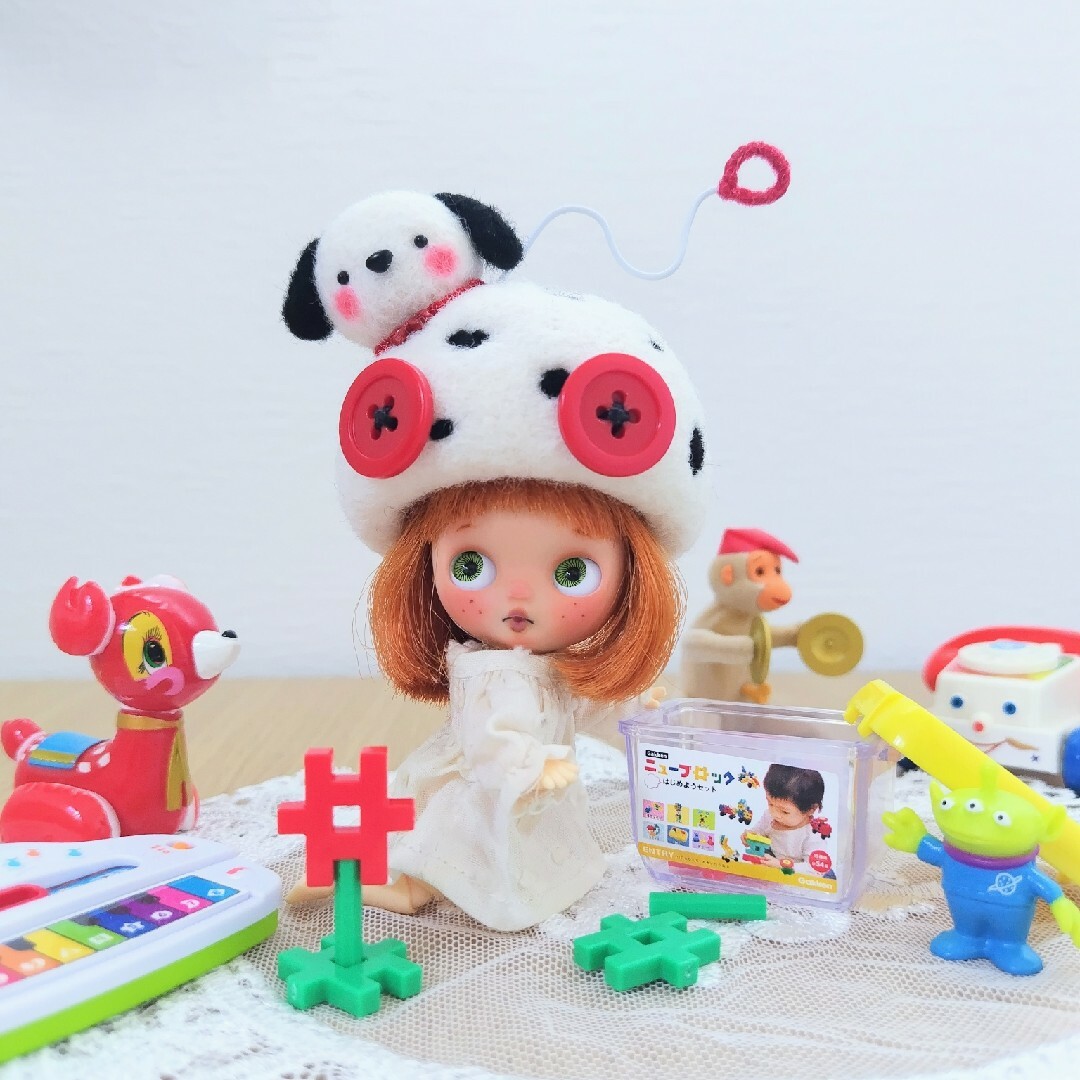 おさんぽアニマル帽子 ハンドメイドのハンドメイド その他(その他)の商品写真