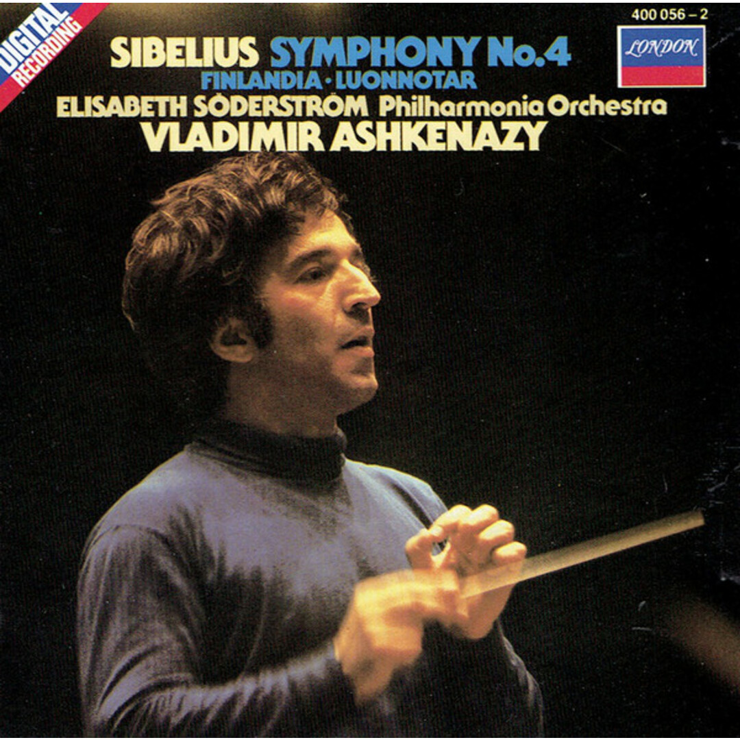 独CD Sibelius, Ashkenazy; Philharmonia Orchestra Symphony 4 4000562 London Records /00110 エンタメ/ホビーのCD(クラシック)の商品写真