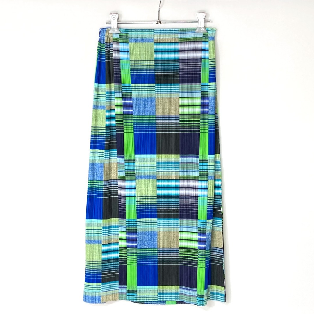 ISSEY MIYAKE - ☆☆ISSEY MIYAKE イッセイミヤケ PLEATS PLEASE プリーツスカート PP01-J6312 グリーン サイズ 3 レディース