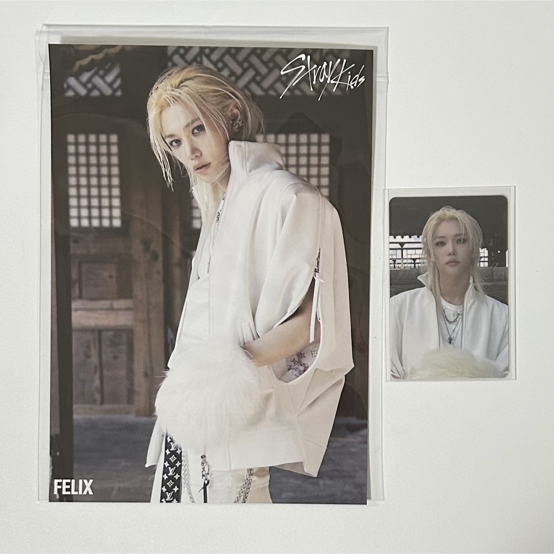 Stray Kids(ストレイキッズ)のstraykids スキズ hop トレカ フライヤー フィリックス タワレコ エンタメ/ホビーのCD(K-POP/アジア)の商品写真