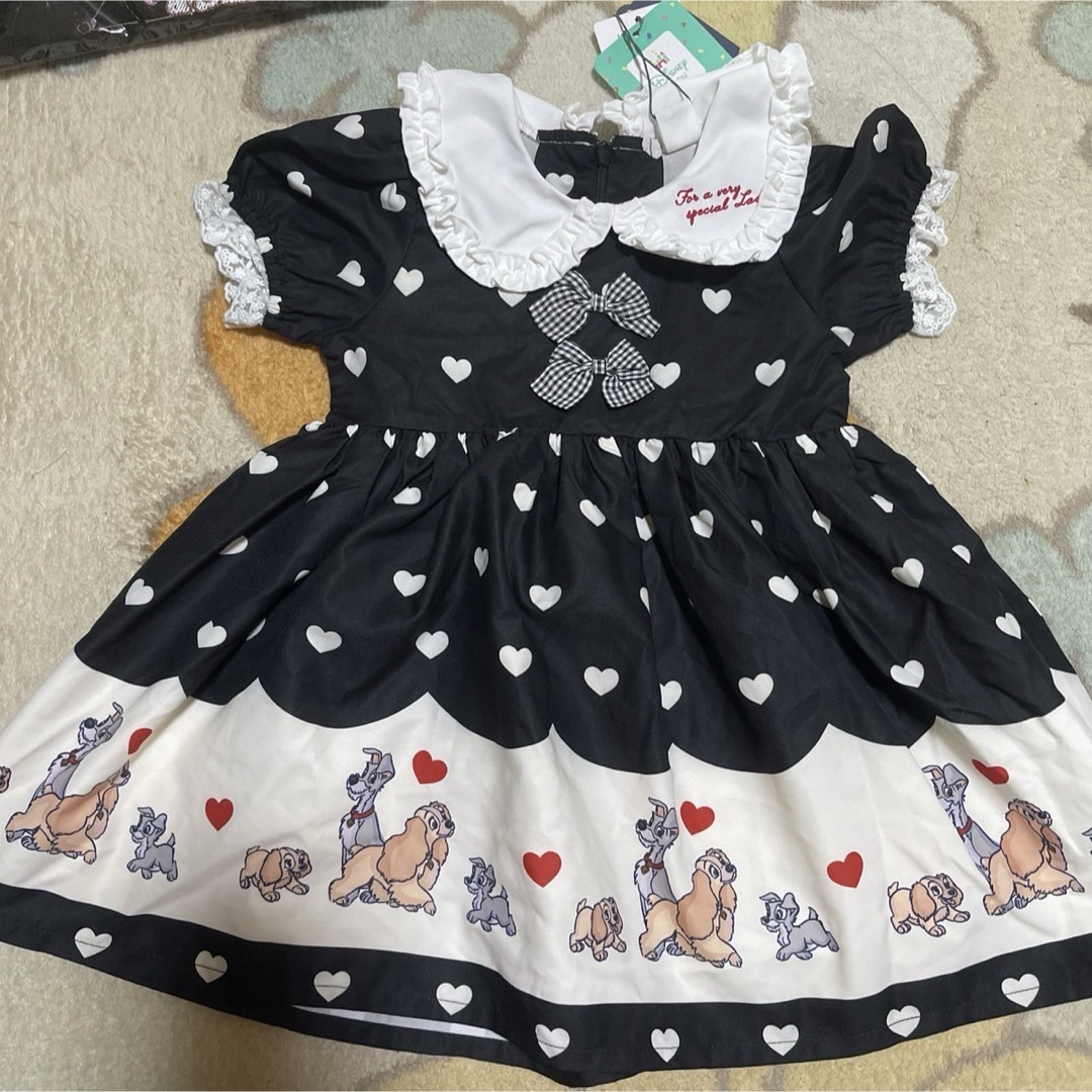 バースデイ(バースデイ)のコトリわんわん物語ワンピース キッズ/ベビー/マタニティのキッズ服女の子用(90cm~)(ワンピース)の商品写真