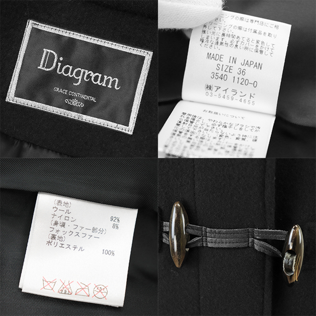 美品】Diagram GRACE CONTINENTAL ダイアグラムグレース 美品】Diagram GRACE CONTINENTAL ダイアグラムグレース