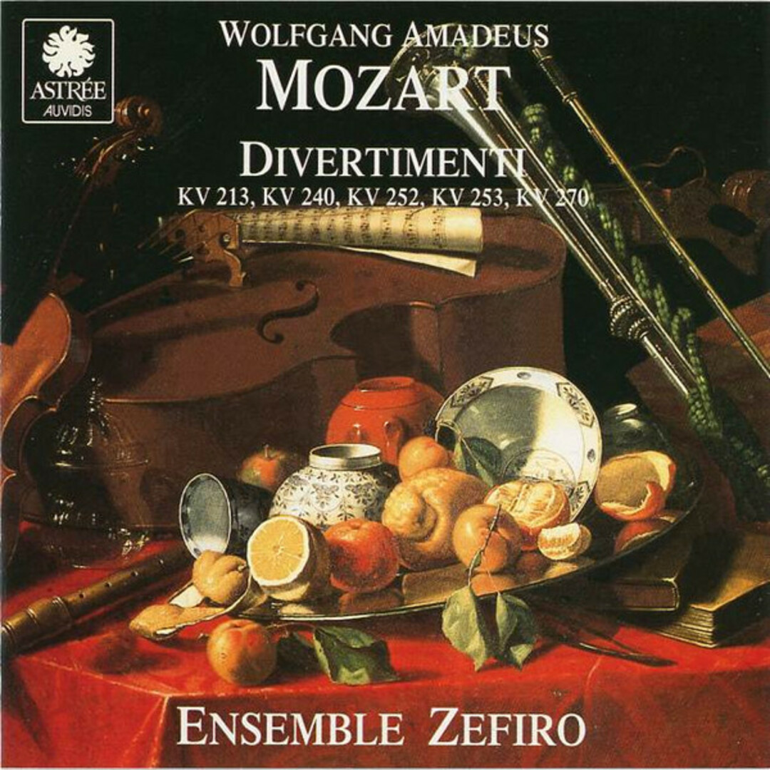 欧CD Wolfgang Amadeus Mozart, Zefiro Divertimenti KV 213, KV 240, KV 252, KV 253, KV 270 E8529 Astr?e Auvidis /00110 エンタメ/ホビーのCD(クラシック)の商品写真