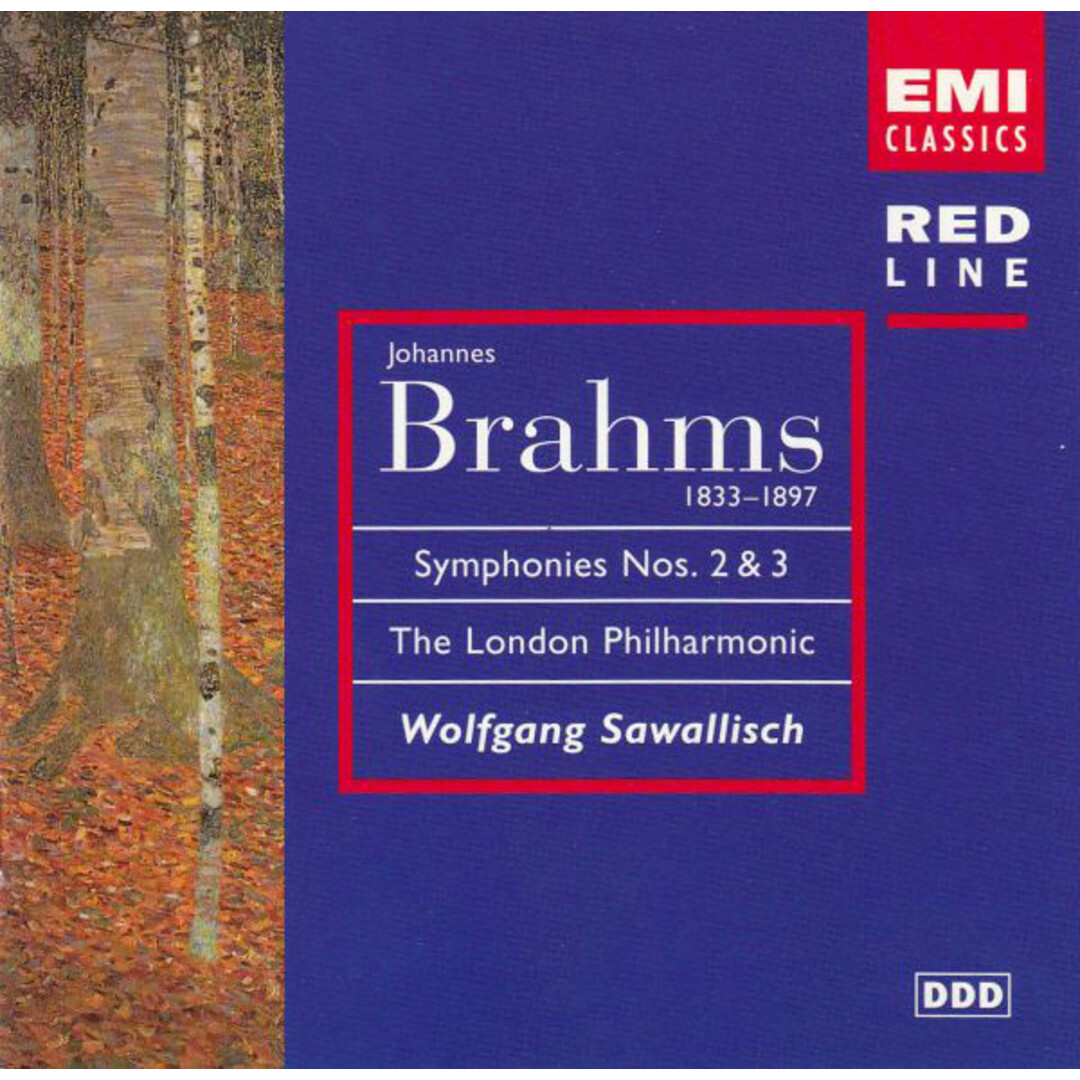 欧CD Johannes Brahms : The London Philharmonic Orchestra, Wolfgang Sawallisch Symphonies Nos. 2 & 3 724356985629 EMI Classics /0011 エンタメ/ホビーのCD(クラシック)の商品写真