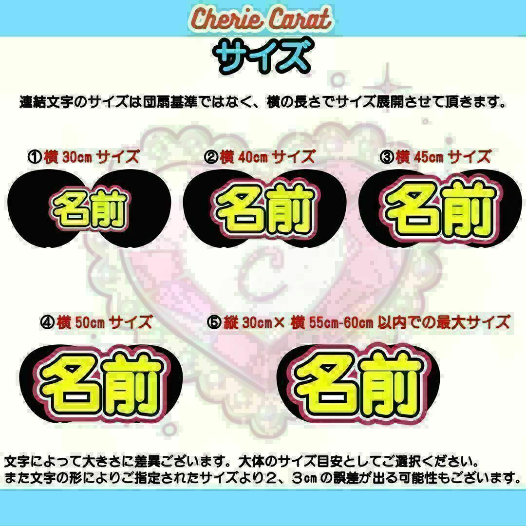団扇屋さん 連結文字オーダー ネームボード ハングル セミ