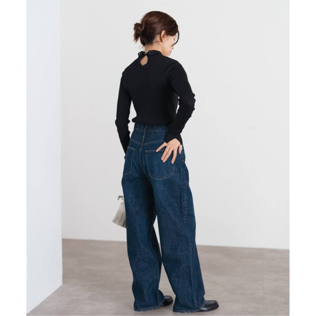 海外ブランド通販 公式サイト hights upper - IENA 別注 ワイドストレートデニムの GARNET THE パンツ
