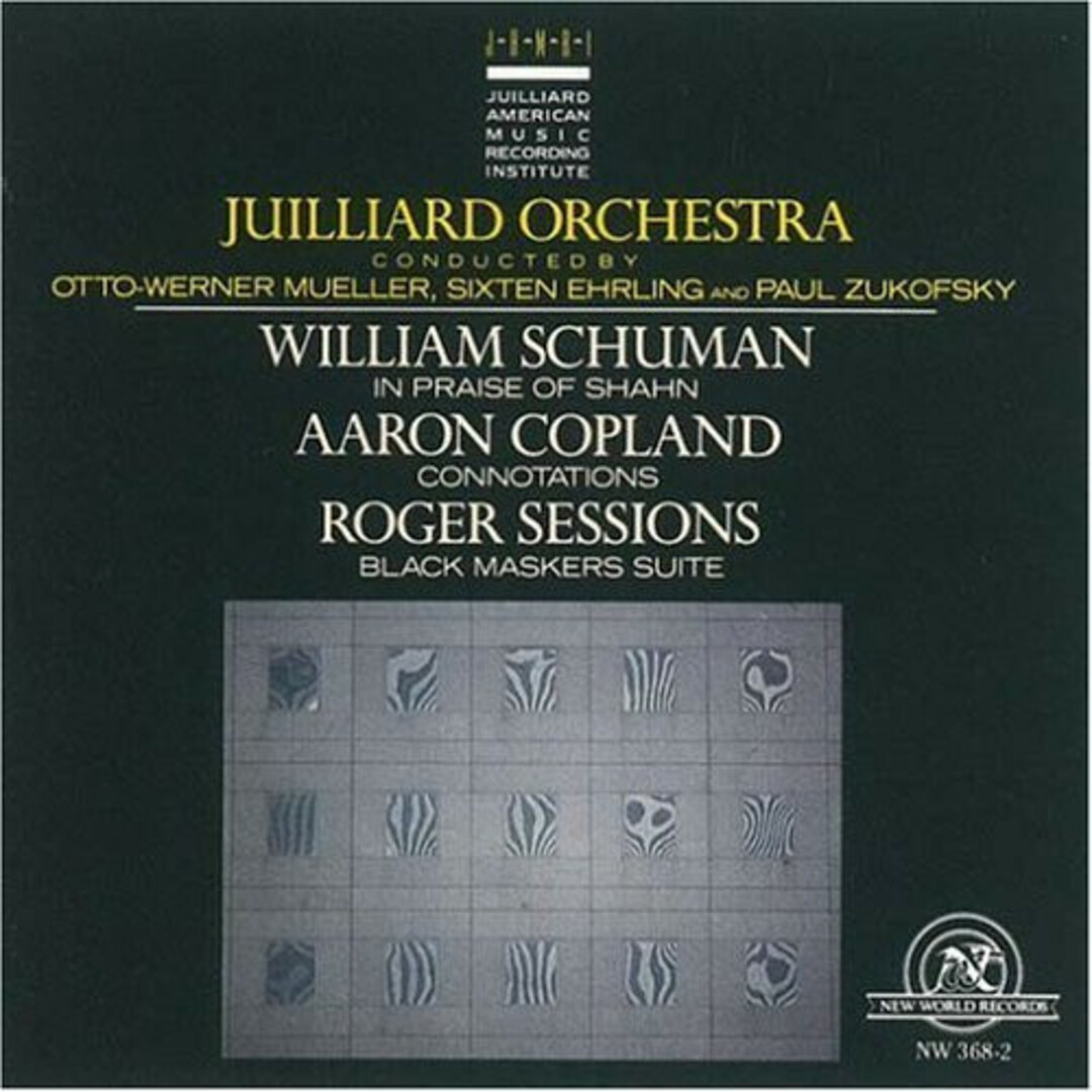 米CD William Schuman, Aaron Copland, Roger Sessions - The Juilliard Orchestra, Otto-Werner Mueller, Sixten Ehrling, Paul Zukofsky I エンタメ/ホビーのCD(クラシック)の商品写真