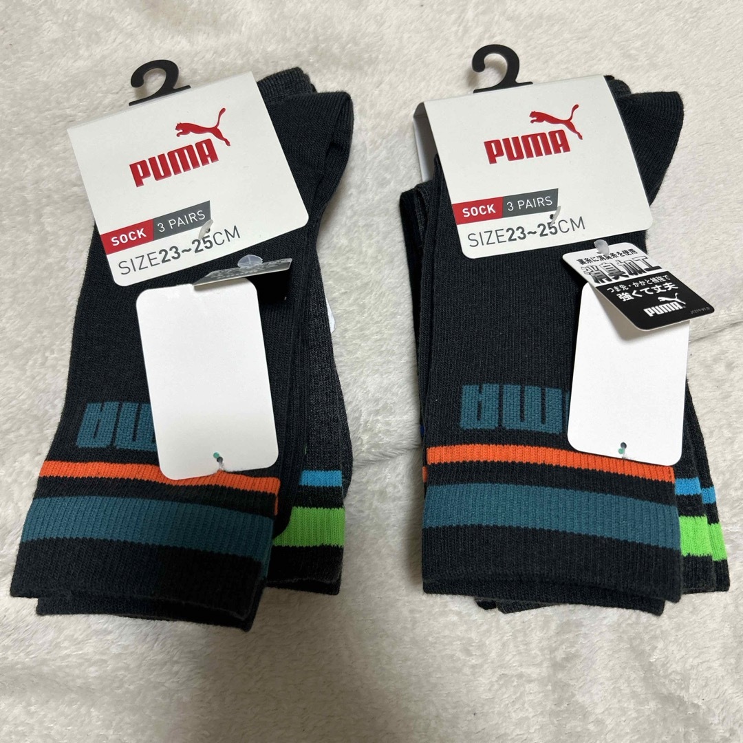 PUMA - プーマ puma ショートソックス 消臭加工 23〜25cm 靴下