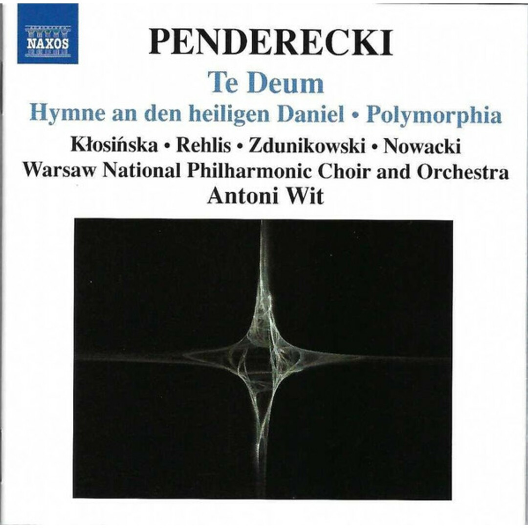 米CD Krzysztof Penderecki ? Izabella K?osi?ska ? Agnieszka Rehlis ? Adam Zdunikowski ? Piotr Nowacki | Ch?r Filharmonii Narodowej & エンタメ/ホビーのCD(クラシック)の商品写真