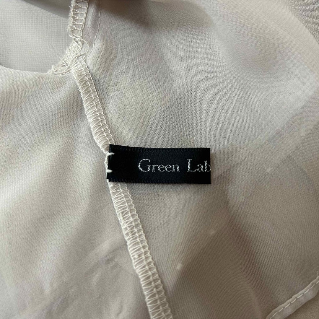 UNITED ARROWS green label relaxing(ユナイテッドアローズグリーンレーベルリラクシング)の【値下げ】GREEN LABEL RELAXING ボレロ　シフォン　結婚式 レディースのトップス(ボレロ)の商品写真