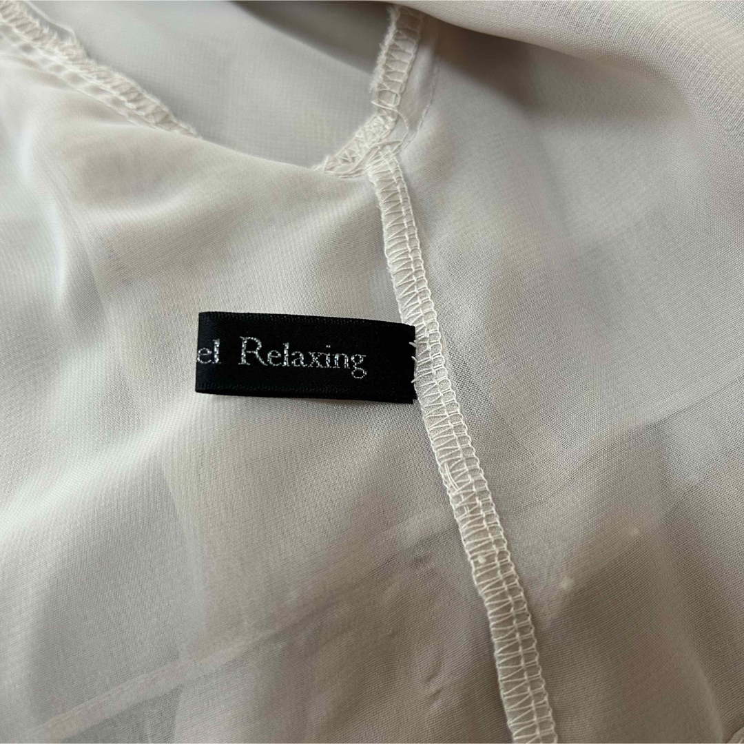 UNITED ARROWS green label relaxing(ユナイテッドアローズグリーンレーベルリラクシング)の【値下げ】GREEN LABEL RELAXING ボレロ　シフォン　結婚式 レディースのトップス(ボレロ)の商品写真