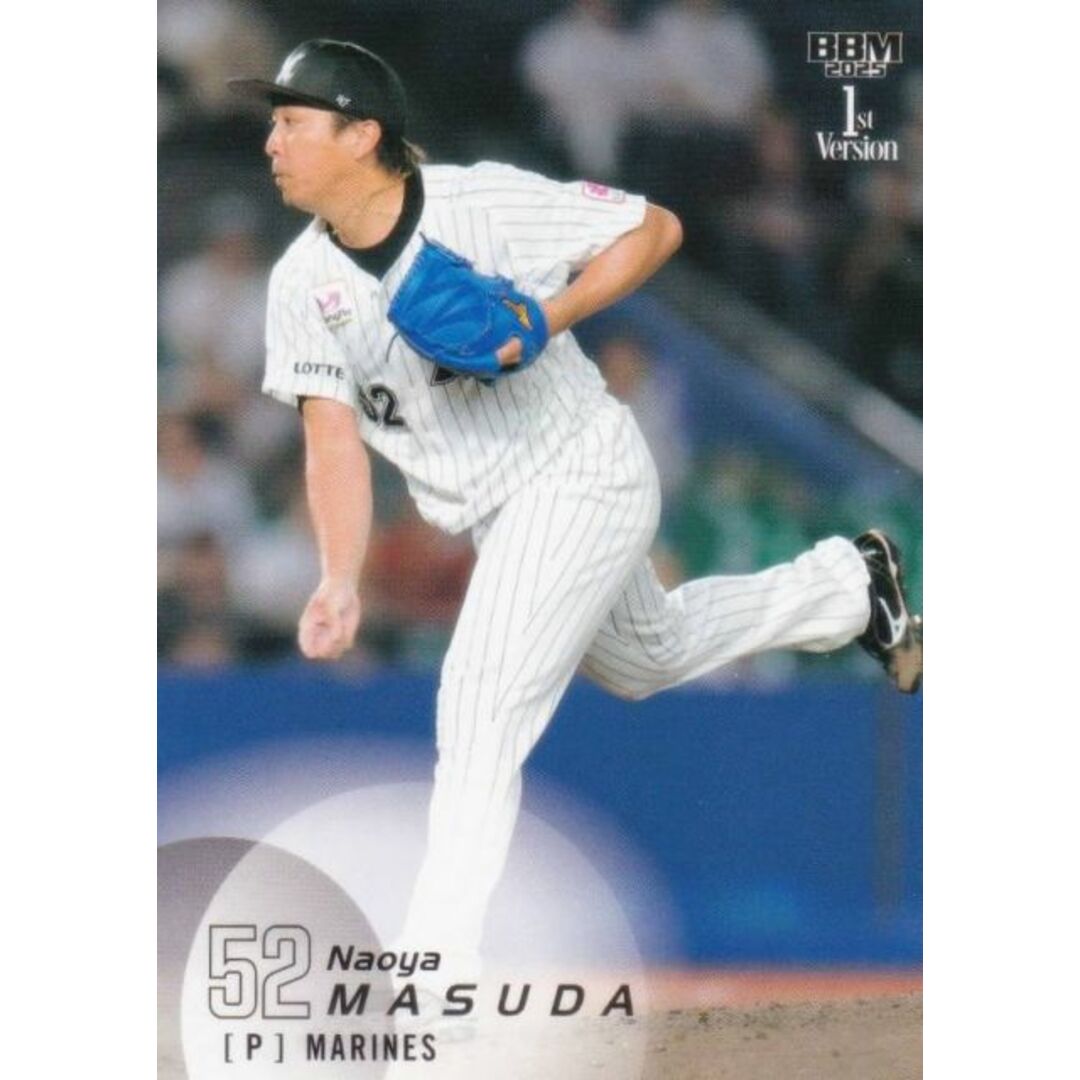 BBM ベースボールカード 224 益田直也 千葉ロッテマリーンズ (レギュラーカード) 2025 1stバージョン エンタメ/ホビーのアニメグッズ(その他)の商品写真