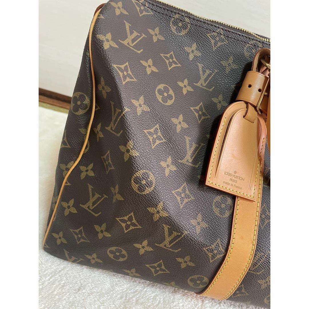 Louis Vuitton ボストンバッグ ダークブラウン モノグラム レザー