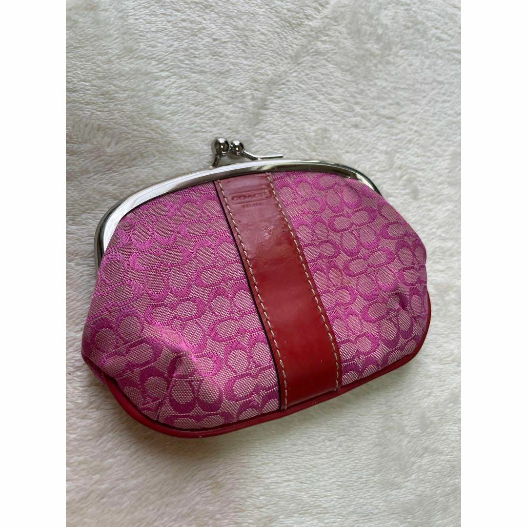 COACH - COACH コインケース がま口式 ピンクの通販 by チョナ