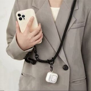新品未開封 スマホ ストラップ 調節可能 ショルダー ナイロンコード(ストラップ/イヤホンジャック)