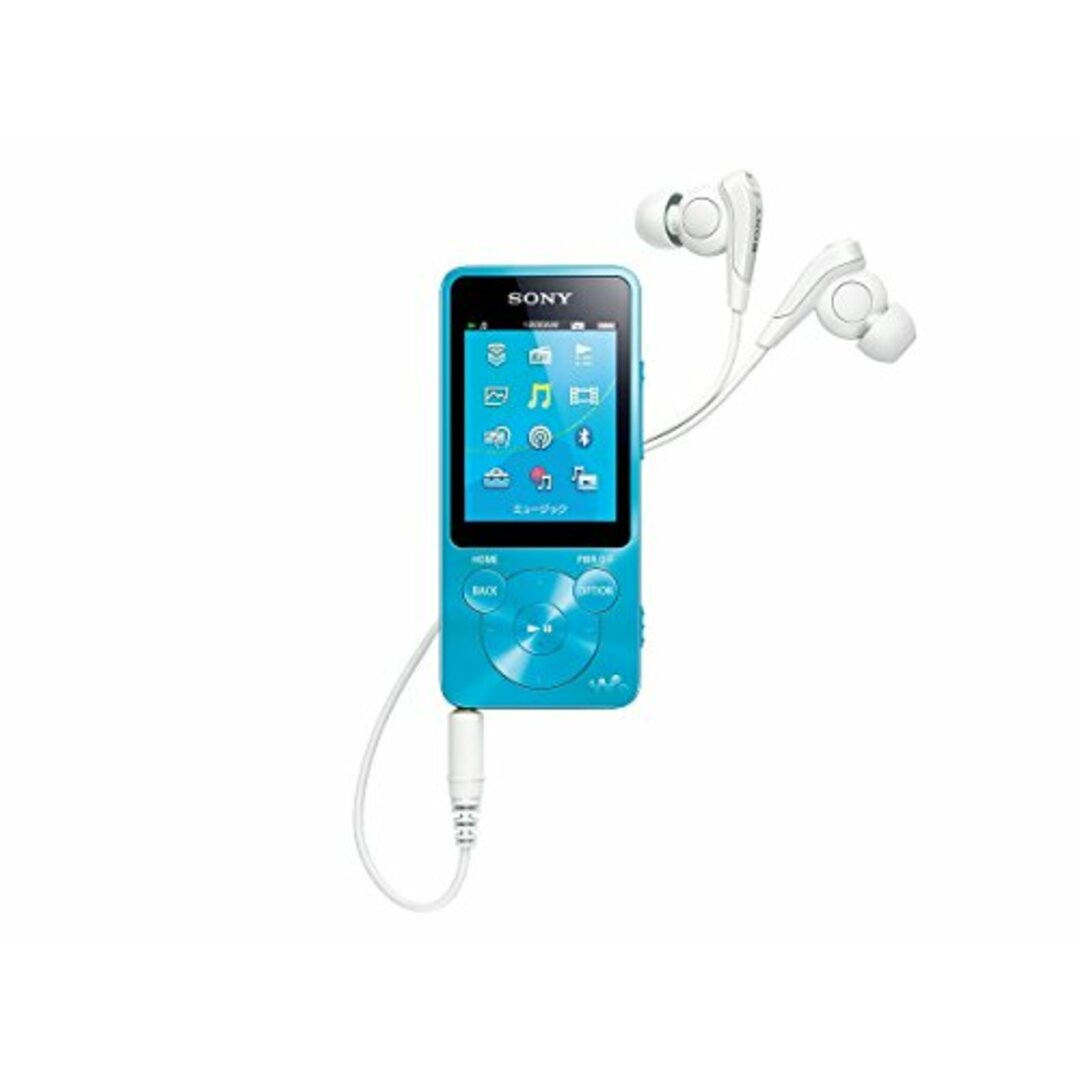 ソニー SONY ウォークマン Sシリーズ NW-S14 : 8GB Bluetooth対応 イヤホン付属 2014年モデル ブルー NW-S14 L スマホ/家電/カメラの生活家電(その他)の商品写真