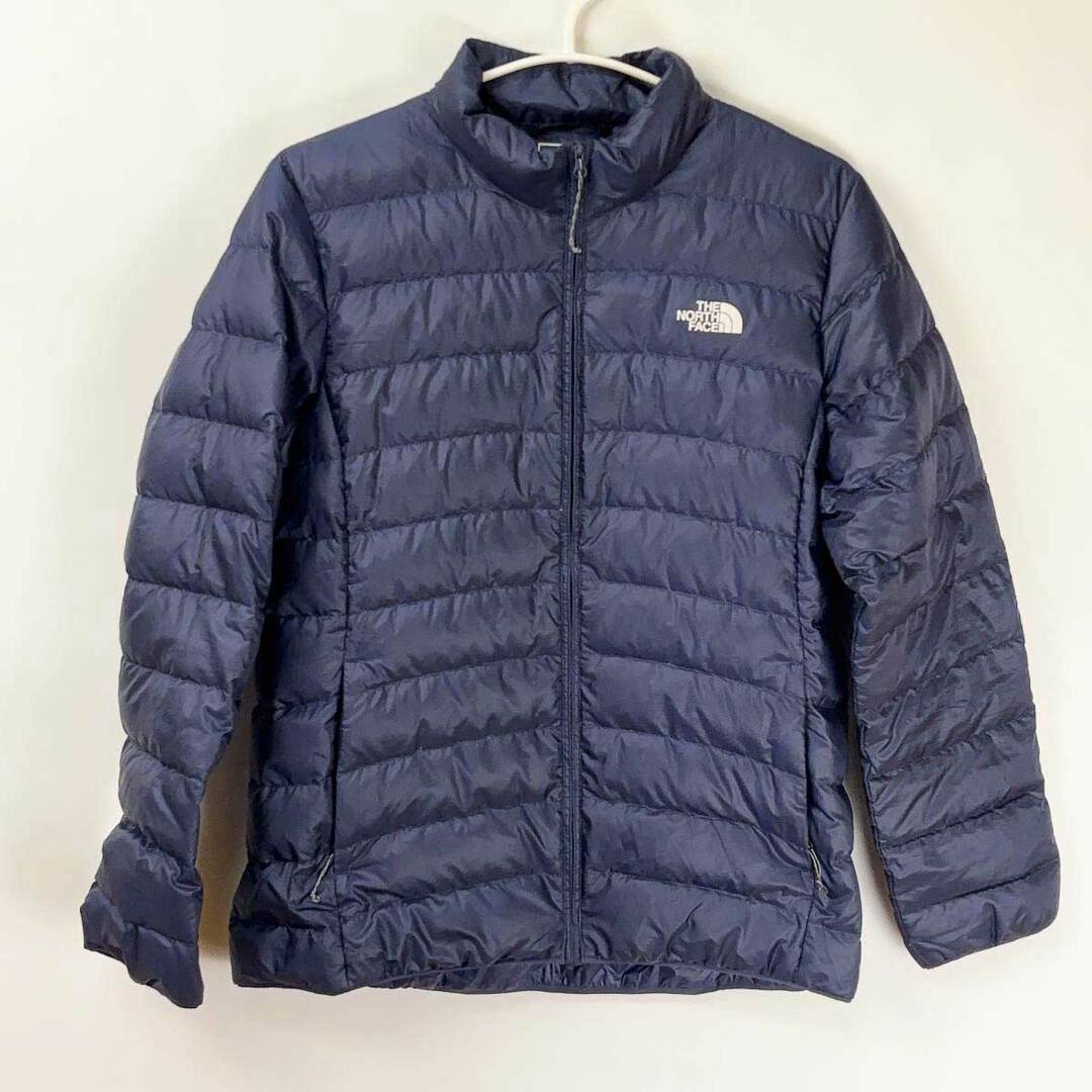 THE NORTH FACE - ノースフェイス ライト ダウンジャケット L ネイビー NJ1DM82A レディース THE NORTH FACE