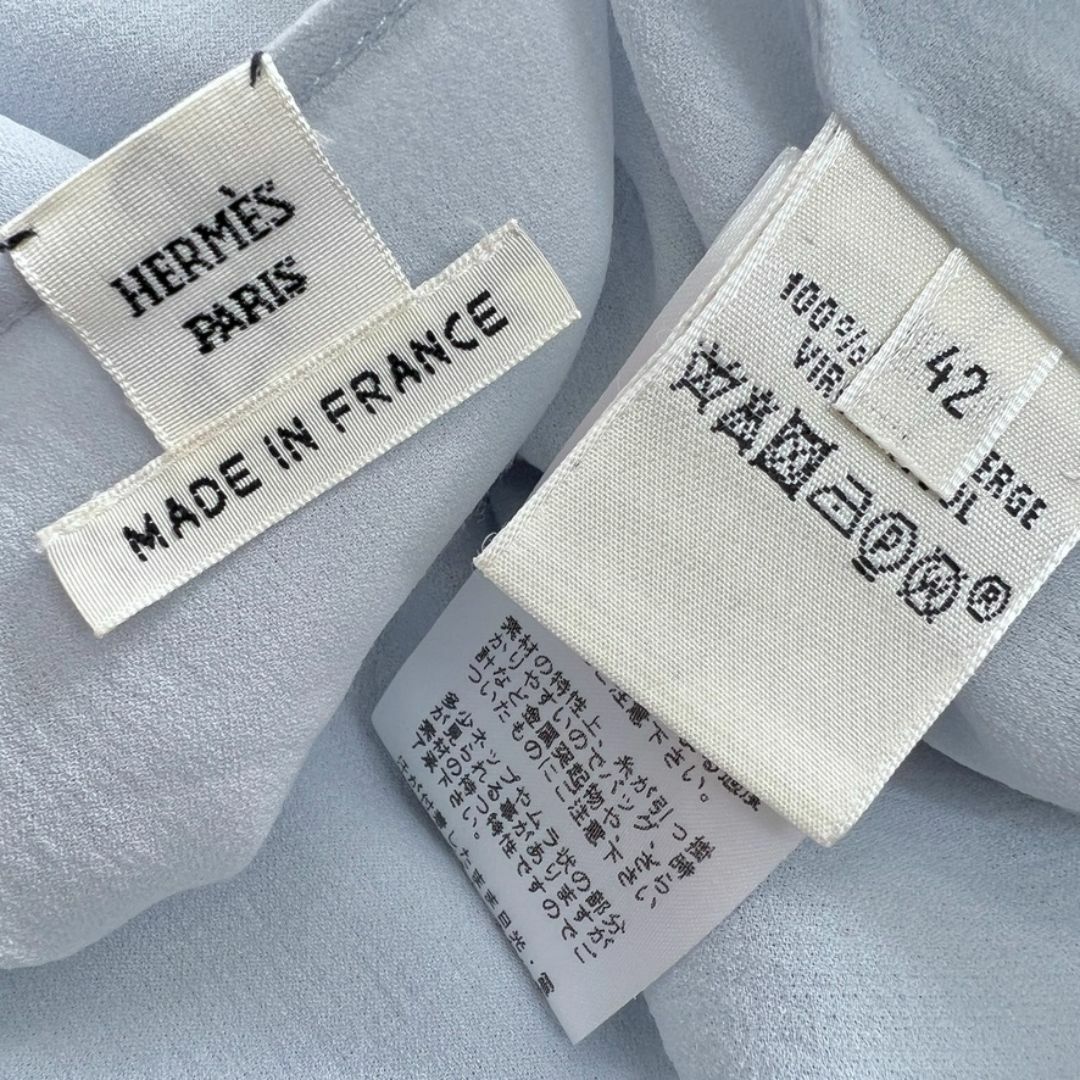 極美品☆HERMES☆サマーウール☆チュニック☆ロングジャケット