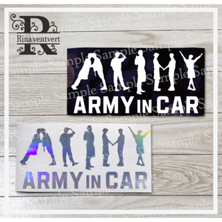 車用ステッカー★BTSステッカー★(ARMY/BABY/KIDS) in car(その他)