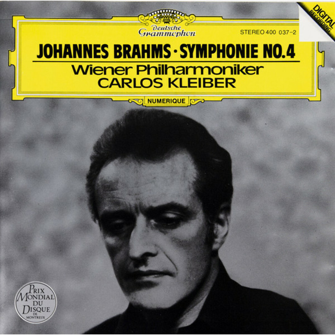 独CD Brahms, Kleiber; Vpo Symphony 4 4000372 Deutsche Grammophon /00110 エンタメ/ホビーのCD(クラシック)の商品写真