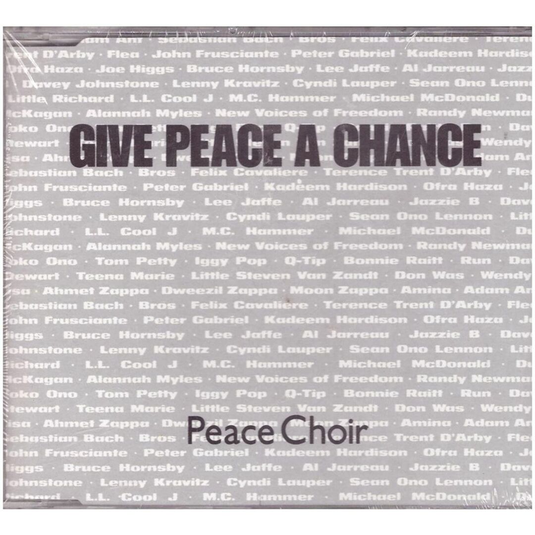 米CD Peace Choir (Peter Gabriel, Cyndi Lauper, Yoko Ono..) Give peace a chance GPACD1 Virgin America /00110 エンタメ/ホビーのCD(ポップス/ロック(洋楽))の商品写真