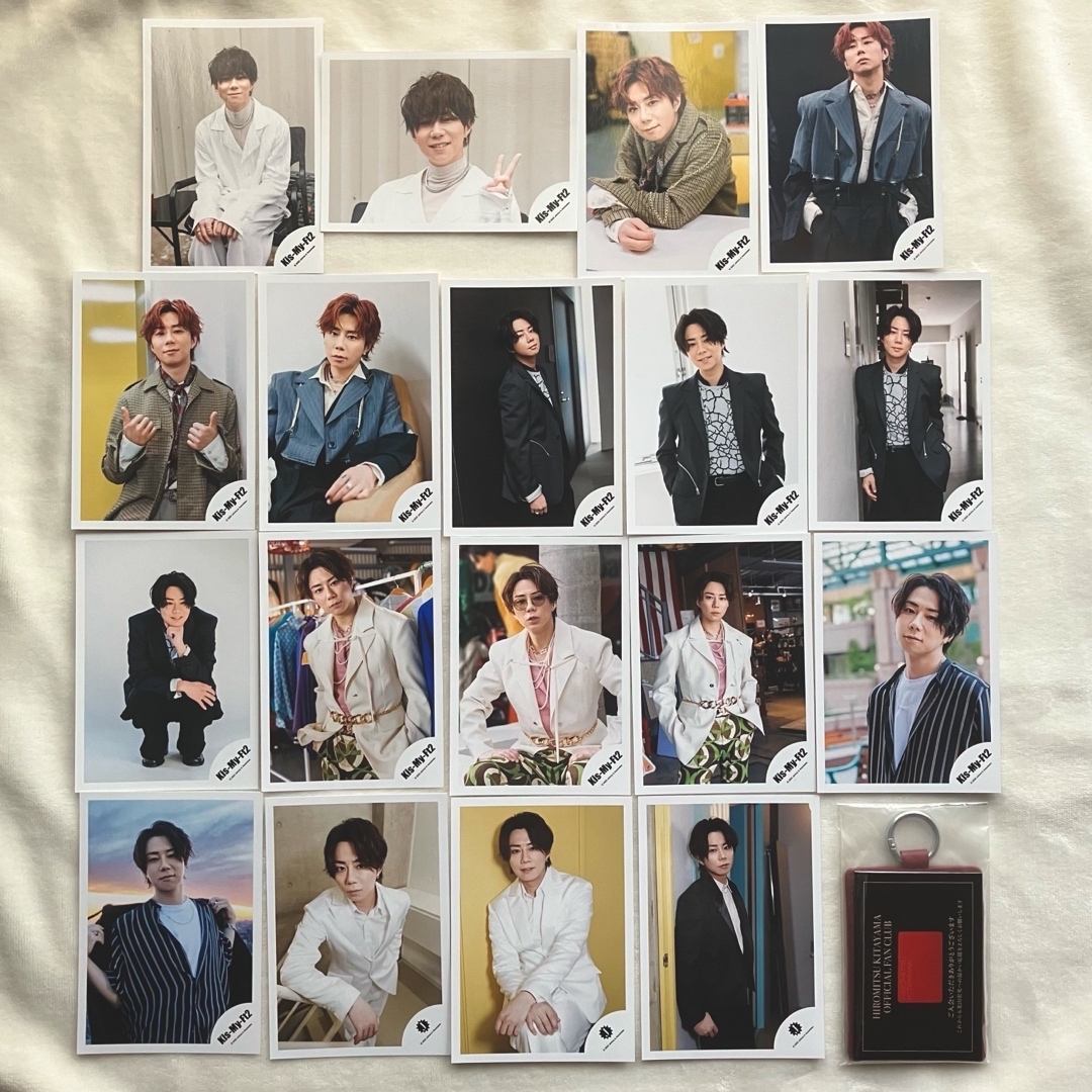 Kis-My-Ft2(キスマイフットツー)の北山宏光【公式写真18枚・FC特典】 エンタメ/ホビーのタレントグッズ(アイドルグッズ)の商品写真