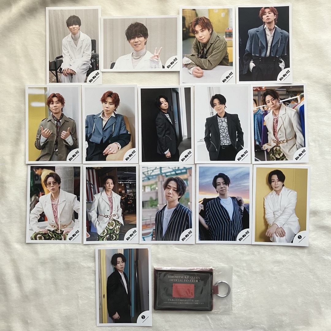 Kis-My-Ft2(キスマイフットツー)の北山宏光【公式写真15枚・FC特典】 エンタメ/ホビーのタレントグッズ(アイドルグッズ)の商品写真