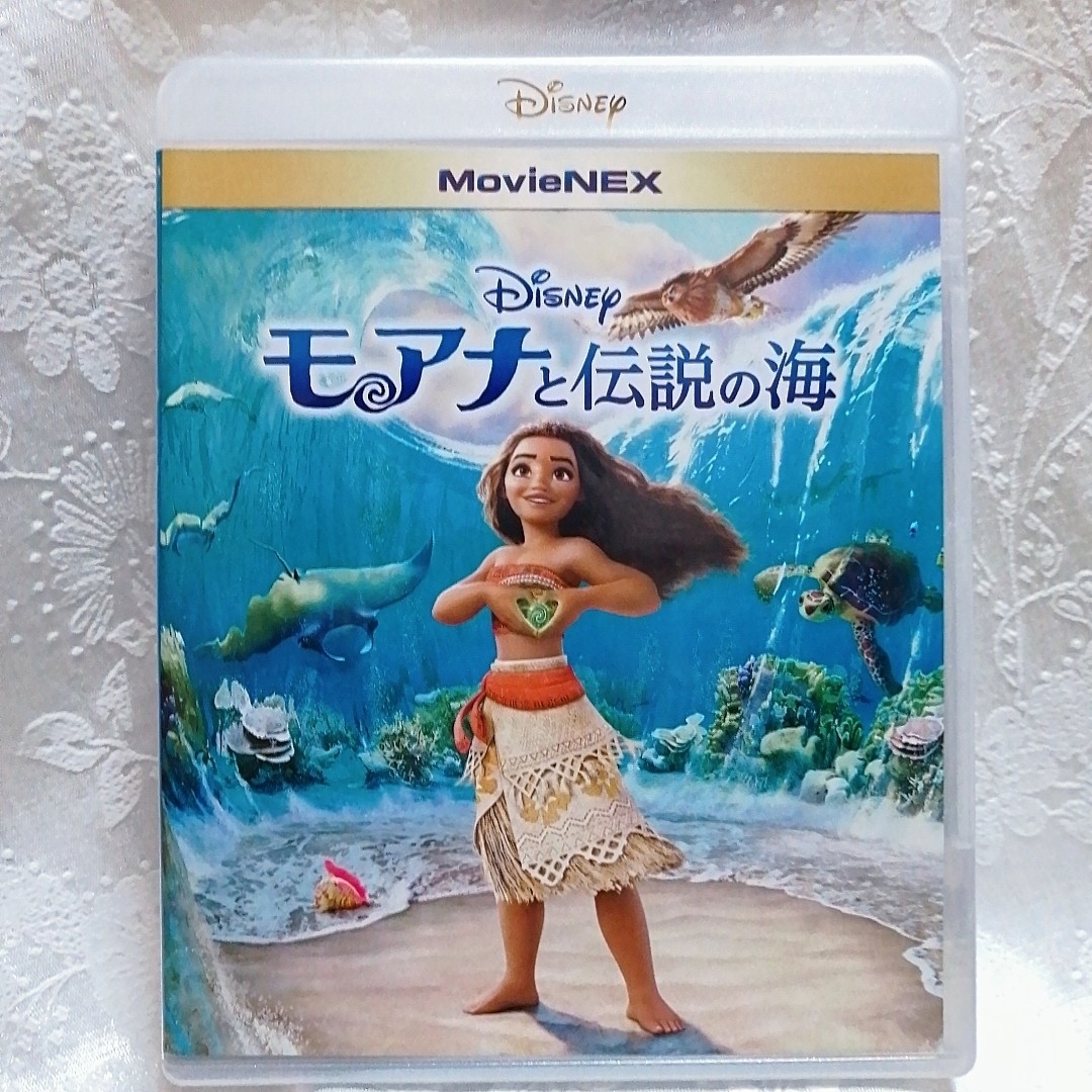 Disney(ディズニー)の新品未使用♡ディズニー/モアナと伝説の海　ブルーレイ＆正規ケース付き　国内正規品 エンタメ/ホビーのDVD/ブルーレイ(キッズ/ファミリー)の商品写真