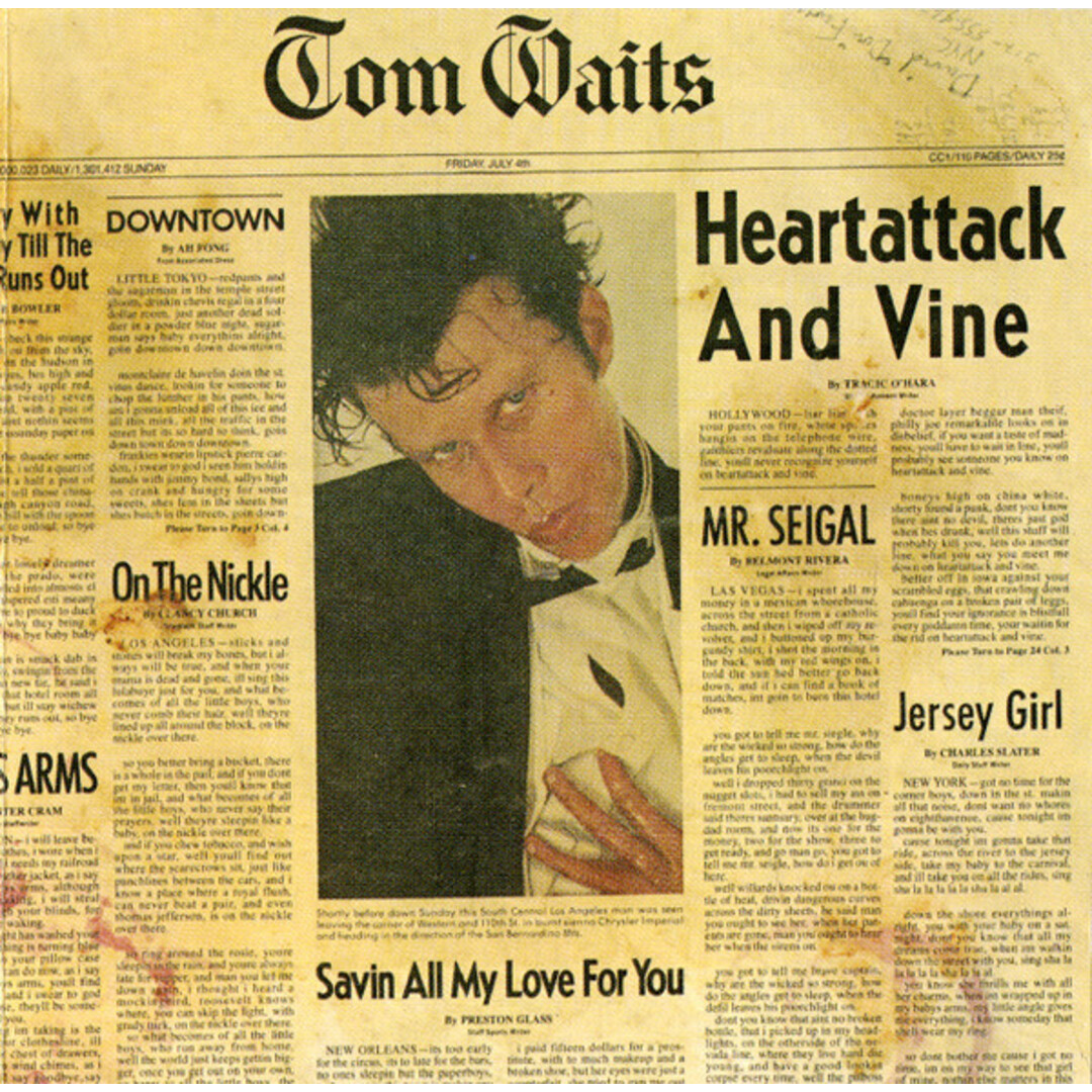 米CD Tom Waits Heart Attack & Vine 2952 Elektra /00110 エンタメ/ホビーのCD(ポップス/ロック(洋楽))の商品写真