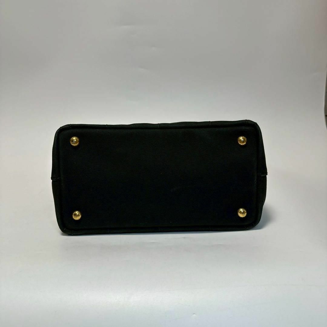 PRADA - o59【美品】プラダ 三角ロゴ カナパS ブラック 2way