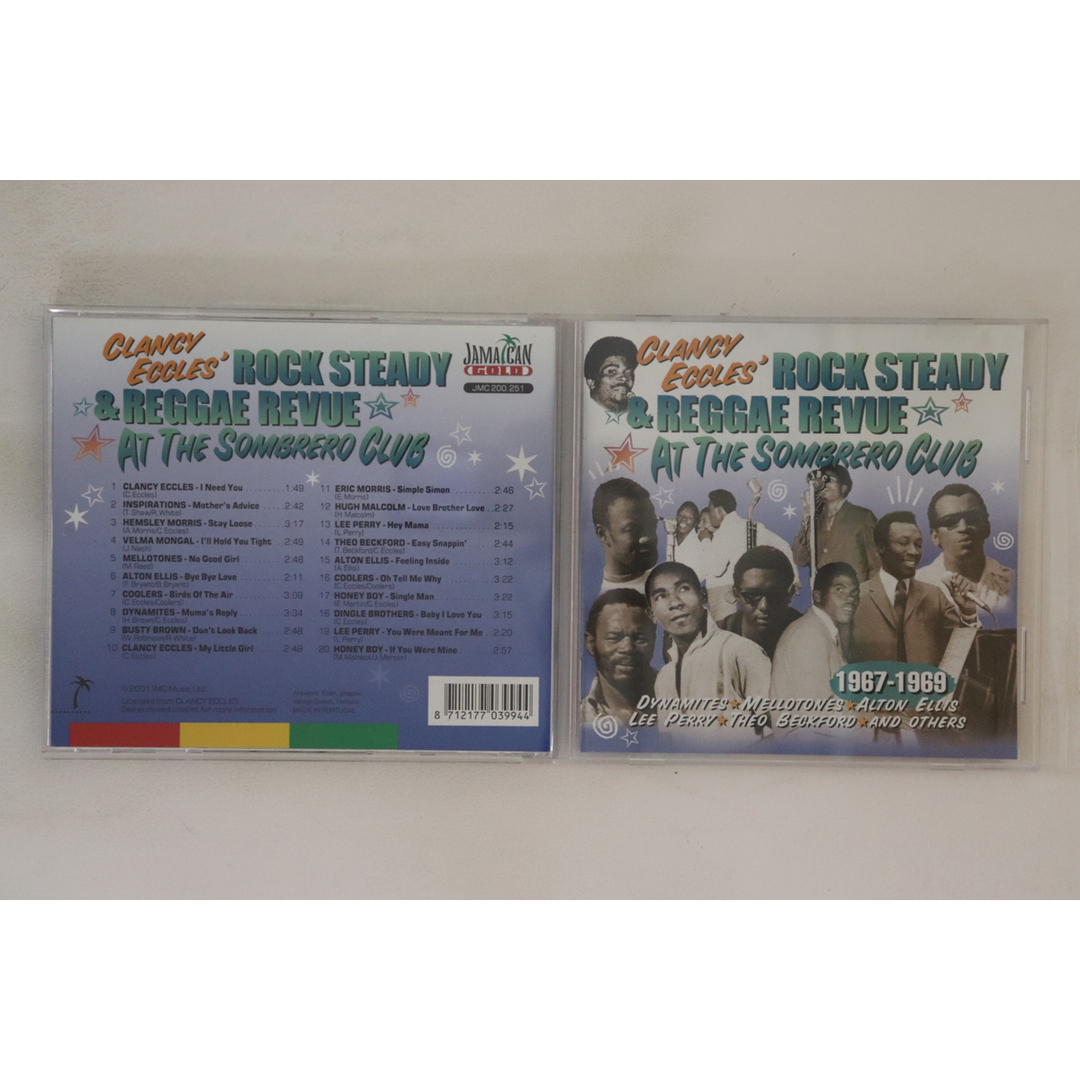 葡CD Various Clancy Eccles Rock Steady & Reggae Revue At The Sombrero Club 1967-1969 JMC200251 JAMAICAN GOLD /00110 エンタメ/ホビーのCD(ワールドミュージック)の商品写真