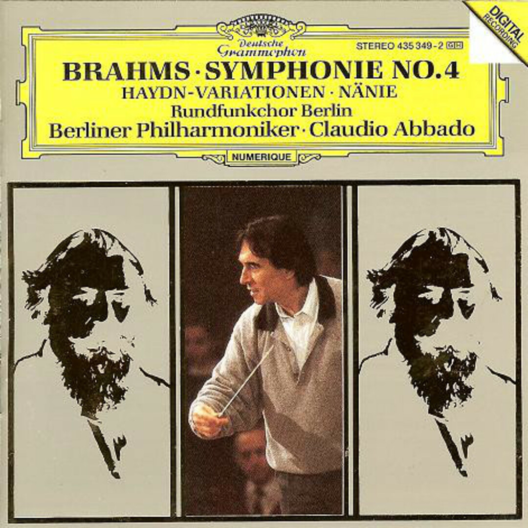 独CD Johannes Brahms, Berliner Philharmoniker / Claudio Abbado, Rundfunkchor Berlin Symphonie No. 4 - Haydn-Variationen - N?nie 435 エンタメ/ホビーのCD(クラシック)の商品写真