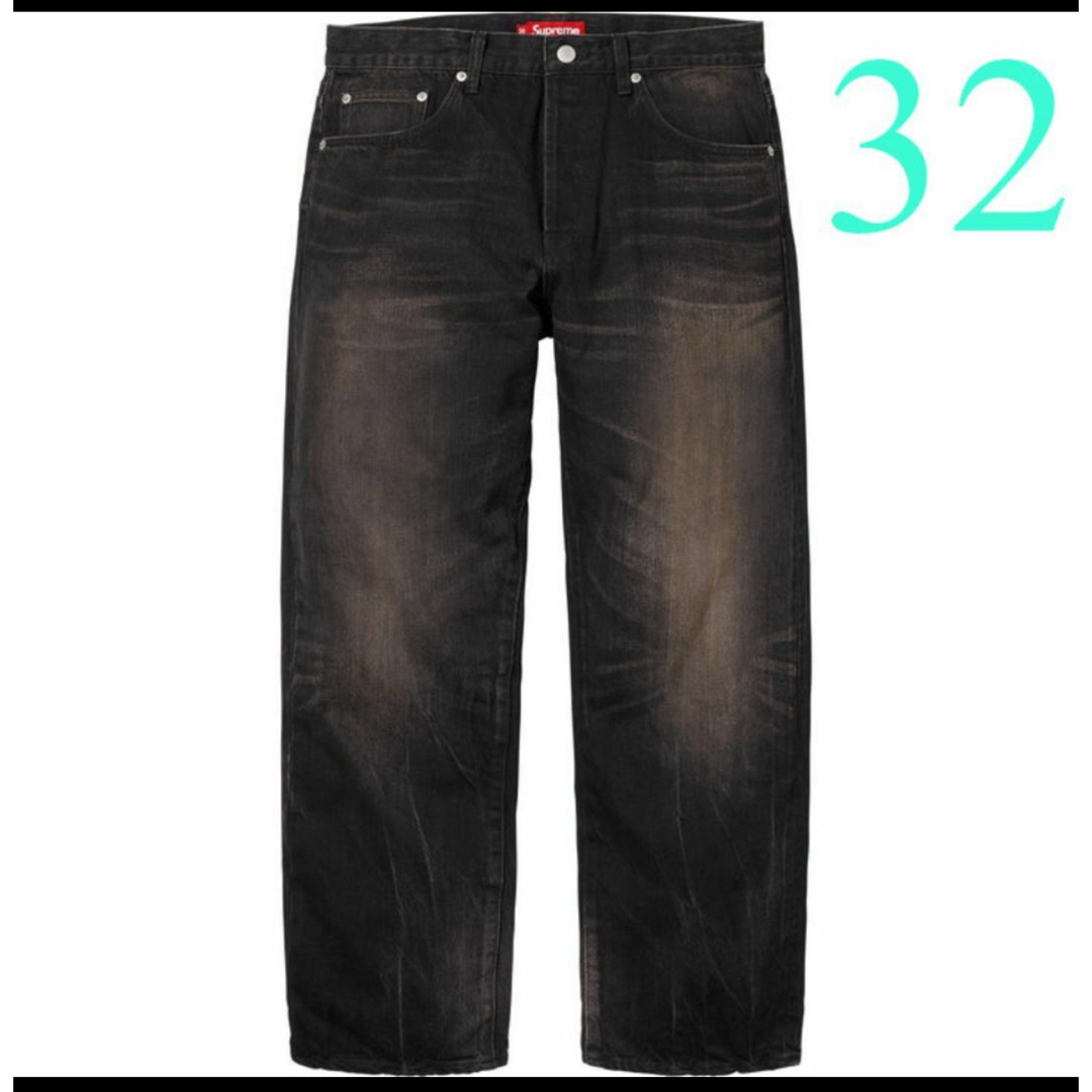 Supreme(シュプリーム)の32 Supreme Distressed Loose Fit デニム メンズのパンツ(デニム/ジーンズ)の商品写真