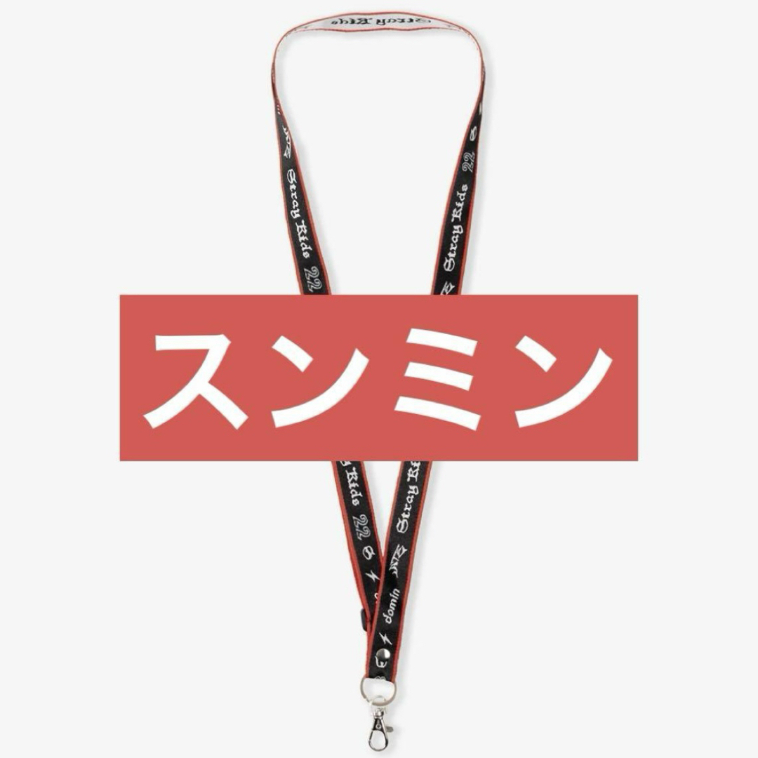 Stray Kids(ストレイキッズ)のStrayKids dominATE エコパ ネックストラップ スンミン エンタメ/ホビーのタレントグッズ(アイドルグッズ)の商品写真