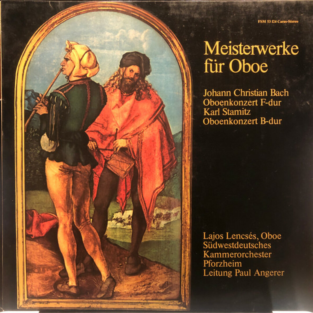 独LP Lajos Lencses, Sudwestdeutsches Kammerorchester Pforzheim, Paul Angerer Meisterwerke Fur Oboe: J. C. Bach / Carl Stamitz FSM53 エンタメ/ホビーのエンタメ その他(その他)の商品写真