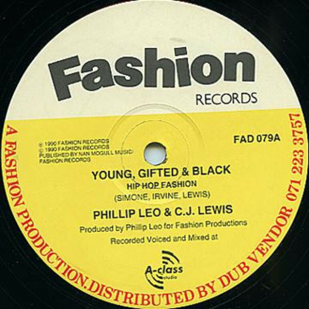 英12" Phillip Leo, CJ Lewis Young, Gifted & Black FAD079 Fashion Records /00250 エンタメ/ホビーのエンタメ その他(その他)の商品写真