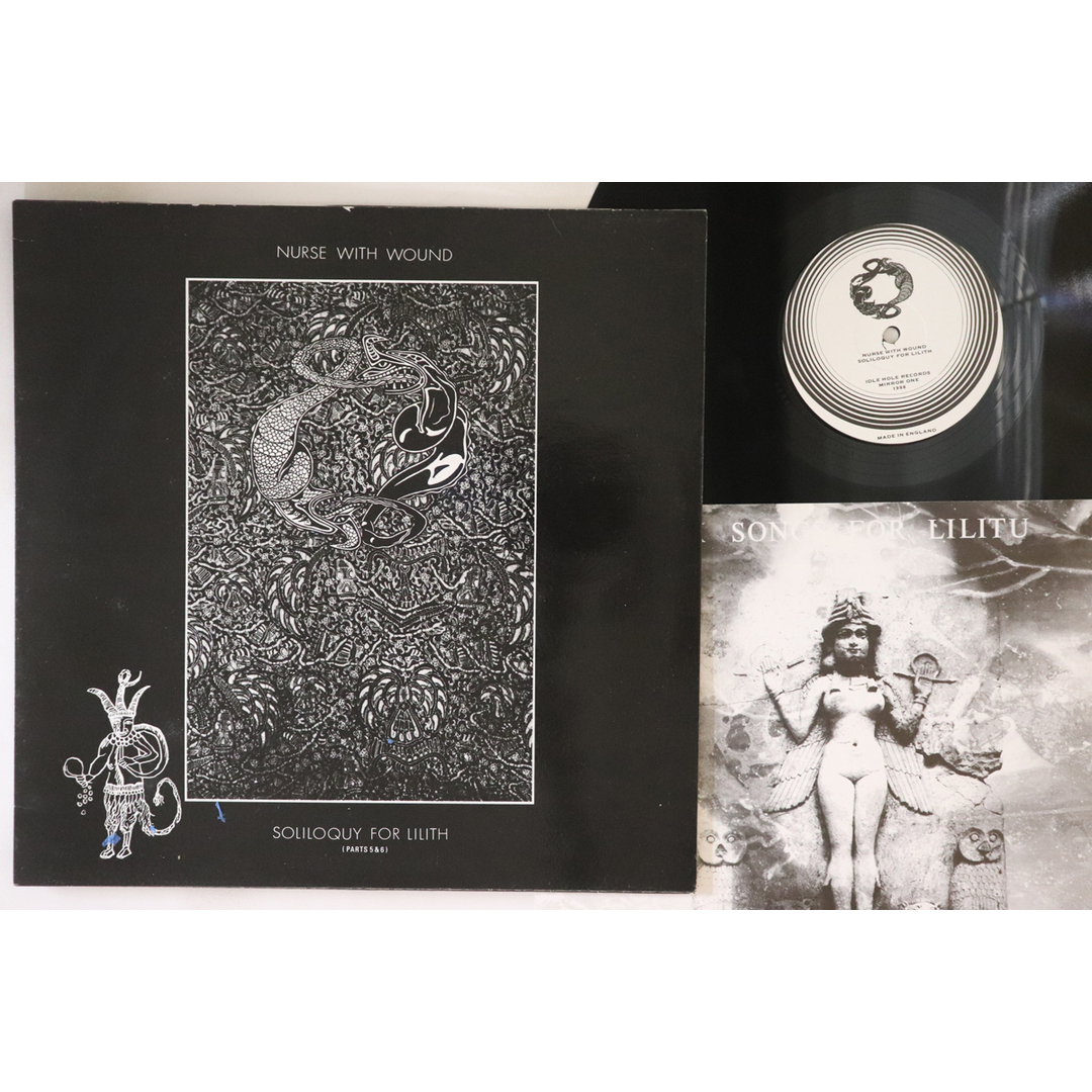 英LP Nurse With Wound Soliloquy For Lilith (Parts 5 & 6) MIRRORONE/C IDLE HOLE RECORDS /00260 エンタメ/ホビーのエンタメ その他(その他)の商品写真