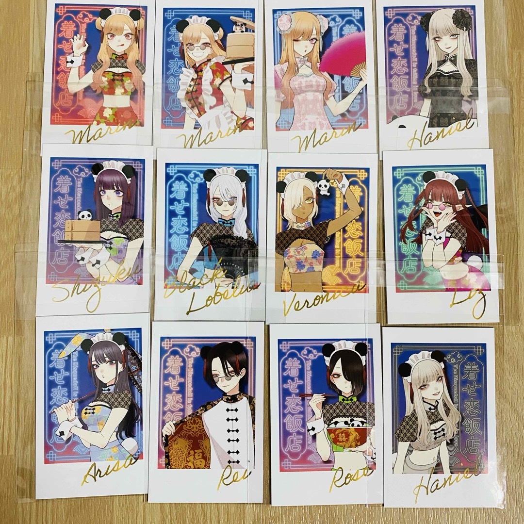 SQUARE ENIX(スクウェアエニックス)の12種 コンプセット ミニフォト カード 着せ恋 中華飯店 喜多川海夢 エンタメ/ホビーのおもちゃ/ぬいぐるみ(キャラクターグッズ)の商品写真
