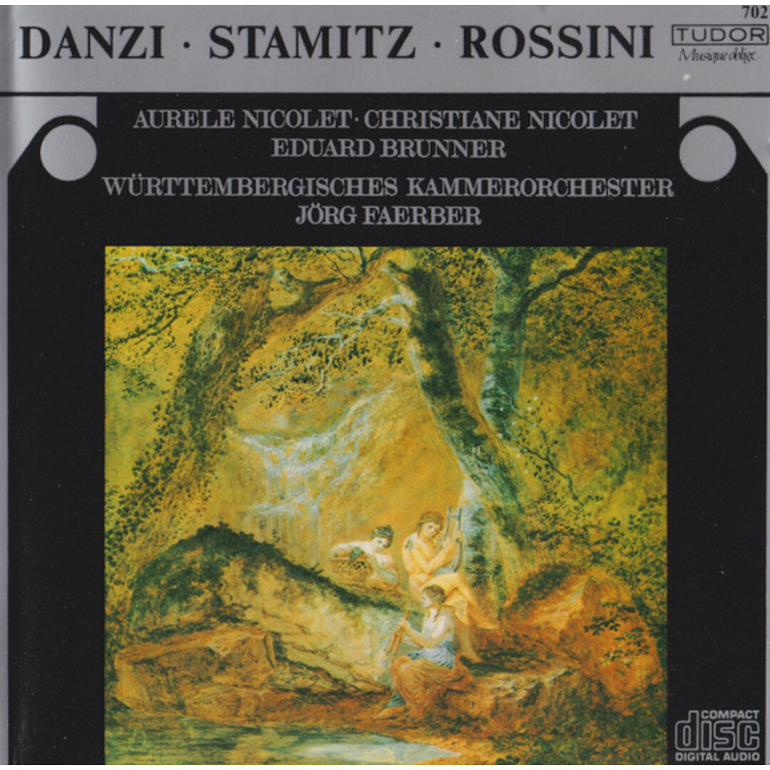 スイスCD Franz Danzi, Anton Stamitz, Gioacchino Rossini, J?rg Faerber, W?rttembergisches Kammerorchester Danzi, Stamitz, Rossini 702 エンタメ/ホビーのCD(クラシック)の商品写真