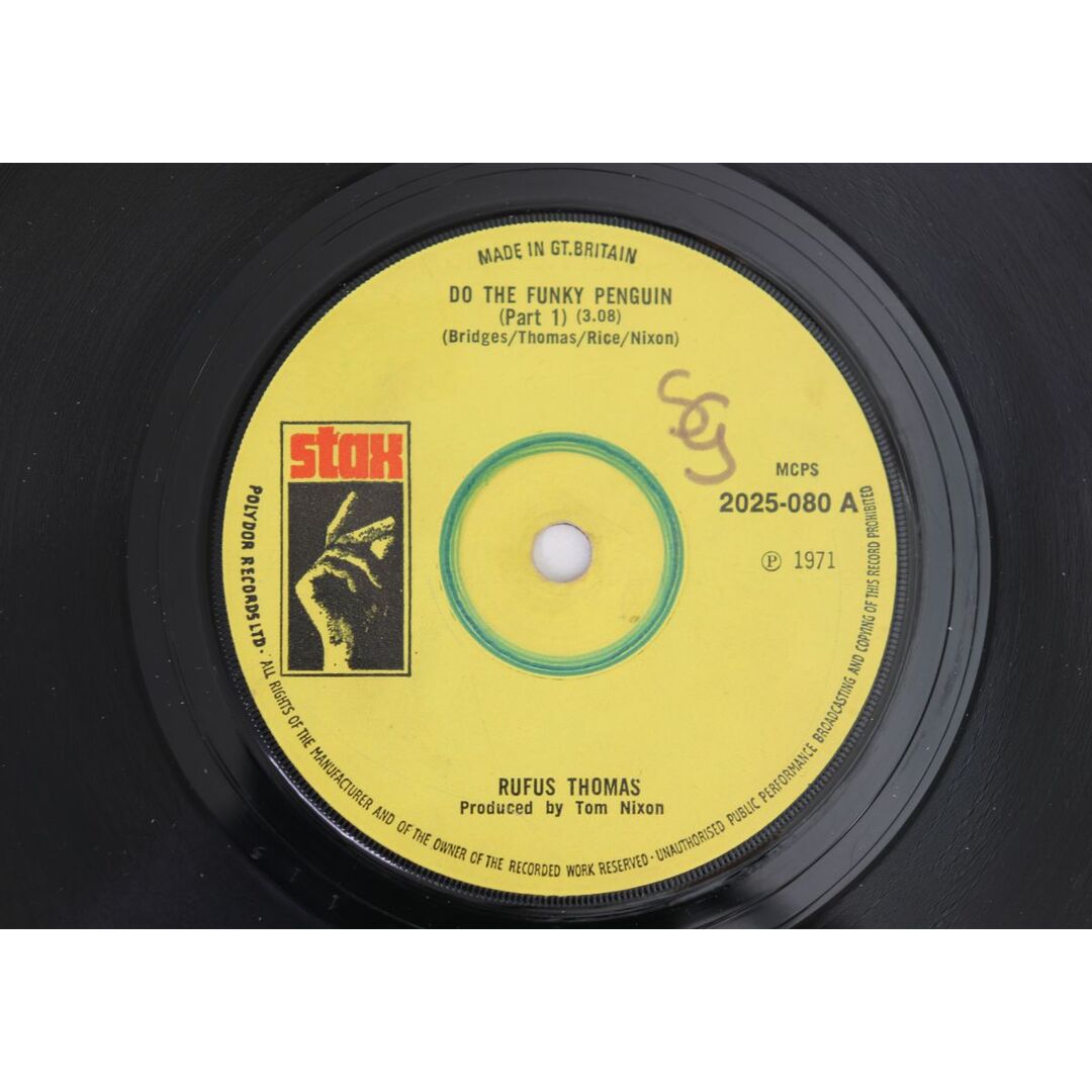 英7” Rufus Thomas Do The Funky Penguin 2025080 Stax /00080 エンタメ/ホビーのエンタメ その他(その他)の商品写真