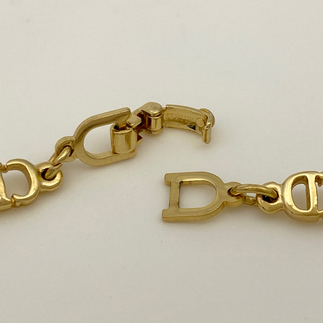 値段が激安 Christian Dior - クリスチャンディオール ロゴ チェーン ブレスレット