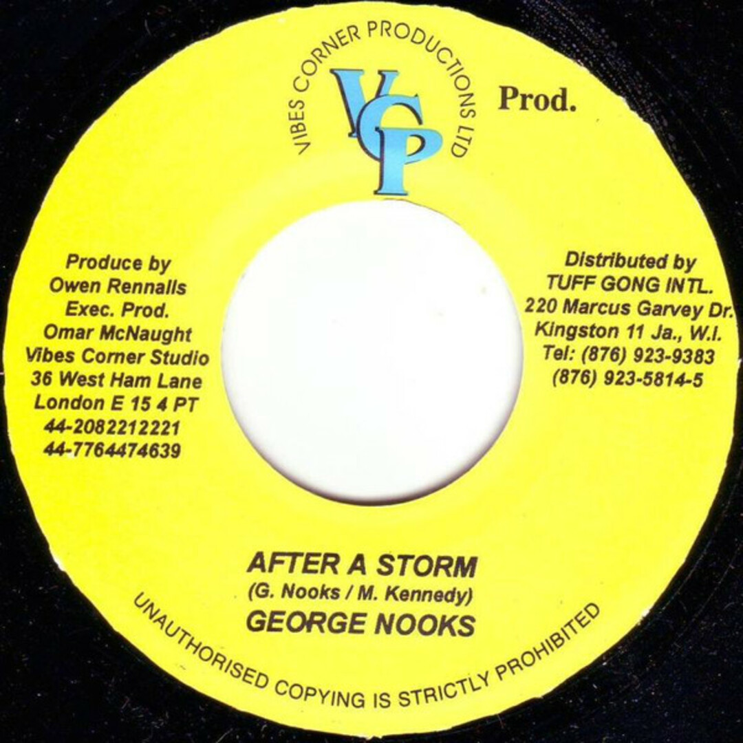 ジャマイカ7" George Nooks After A Storm NONE Vibes Corner Productions LTD /00080 エンタメ/ホビーのエンタメ その他(その他)の商品写真