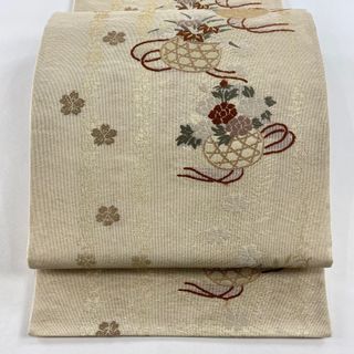 袋帯 秀品 六通 正絹 【中古】(帯)