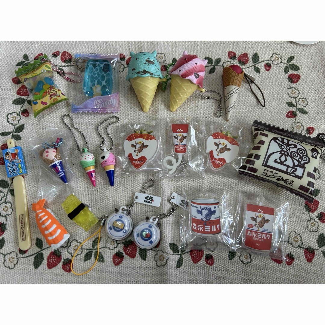 飲食系グッズ ミニチュア プライズ品 非売品 まとめ売り エンタメ/ホビーのおもちゃ/ぬいぐるみ(キャラクターグッズ)の商品写真