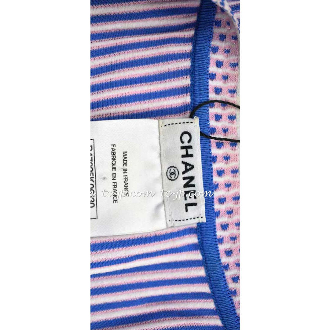 CHANEL - シャネル ワンピース CHANEL 45万 ペール ブルー CHANEL - シャネル ワンピース CHANEL 45万 ペール ブルー