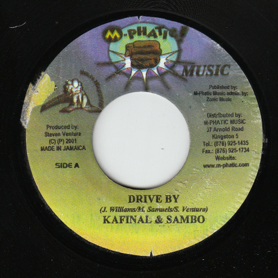 ジャマイカ7” Kafinal & Sambo / Steven Ventura Drive By / Ventura Highway NONE M-Phatic! Music /00080 エンタメ/ホビーのエンタメ その他(その他)の商品写真