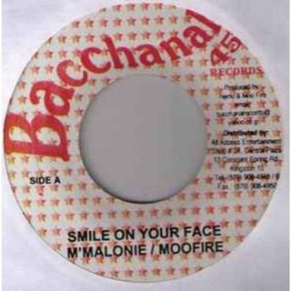 ジャマイカ7” MLonie & Moofire / MLonie Smile On Your Face / Eternal Flames NONE Bacchanal 45 Records /00080(その他)