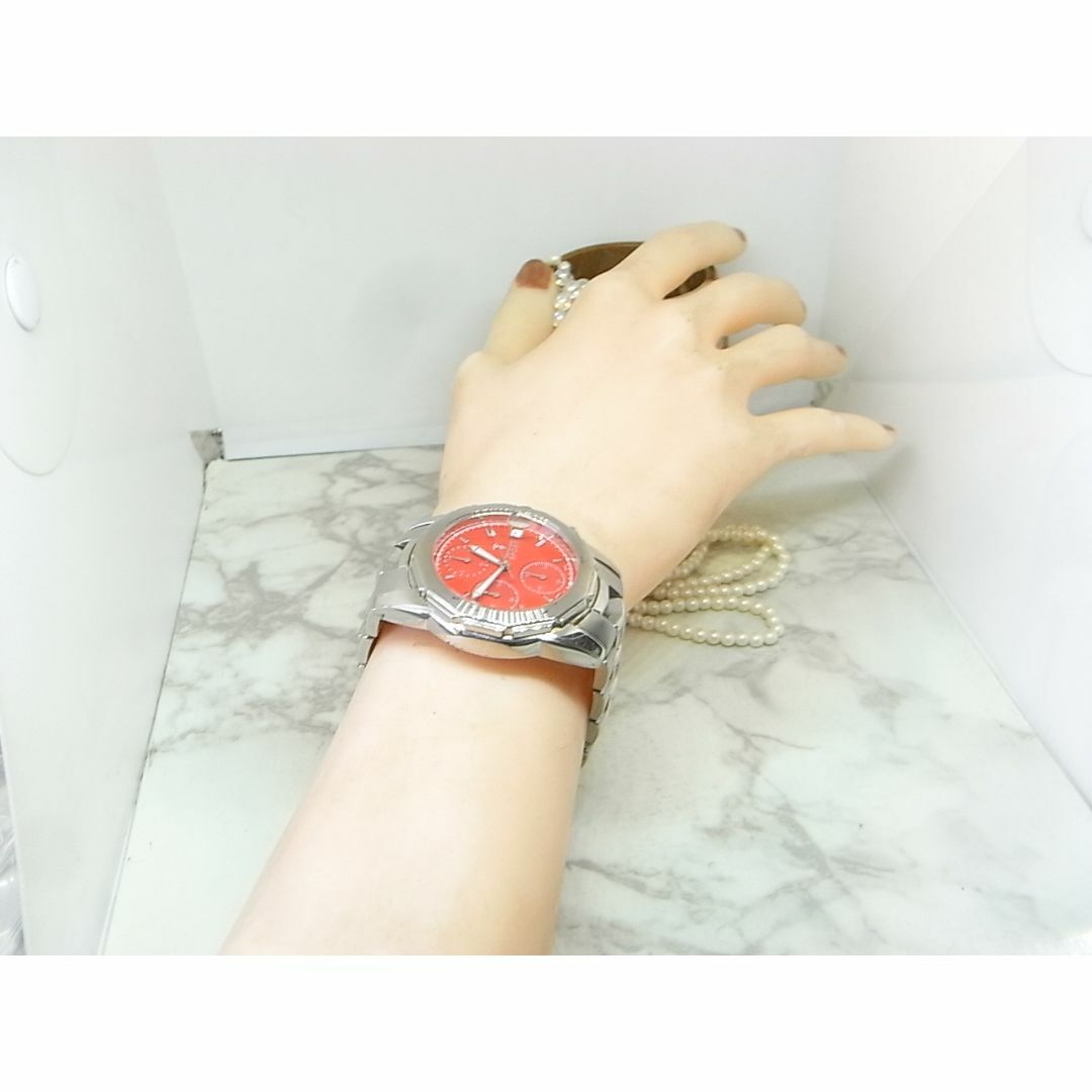 TRUSSARDI トラサルディクロノグラフ クォーツTS-2030イエロ文字